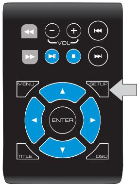 PEEKTON PK 6750 - Menu SETUP (Paramétrage de l'unité) - 1
