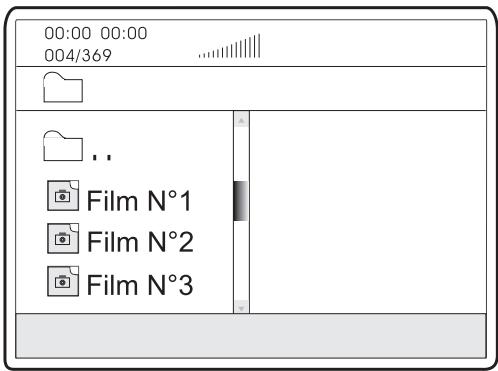 PEEKTON PK 6750 - Affichage lors du lancement d'un DivX - 1