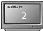 PEEKTON PK 6750 - Fonction SOUS-TITRE - 3