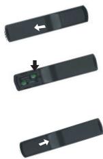 PEEKTON 19LC101R - Installation des Piles de la Telecommande - 1