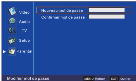 PEEKTON 22LC179HD - Modifier mot de passer: - 2