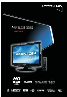 PEEKTON 22LC179HD - Accessoires fournis - 2