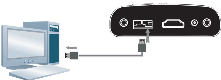 PEEKTON MINIPEEK 259 - Connexion à l'ordinateur via le port USB - 1