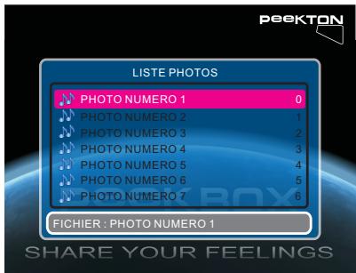 PEEKTON MINIPEEK 259 - Menu PHOTO - 1