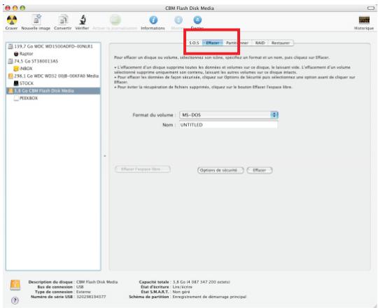 PEEKTON MINIPEEK 259 - Sous Mac OS X (suite) - 1