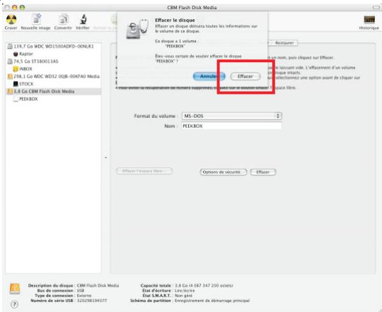 PEEKTON MINIPEEK 259 - Sous Mac OS X (suite) - 1
