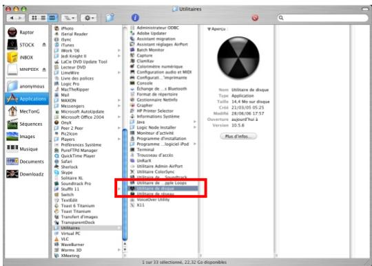 PEEKTON MINIPEEK 288 - Sous Mac OS X (suite) - 1