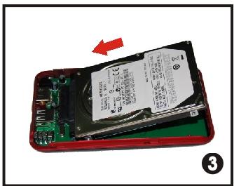 PEEKTON MINIPEEK 288 - Installation du disque dur - 3