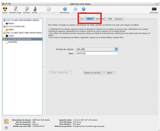 PEEKTON MINIPEEK 288 - Sous Mac OS X (suite) - 1