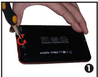PEEKTON MINIPEEK 288 - Installation du disque dur - 1
