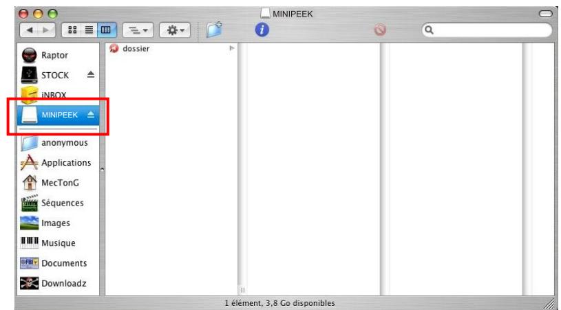 PEEKTON MINIPEEK 288 - Sous Mac OS X - 1