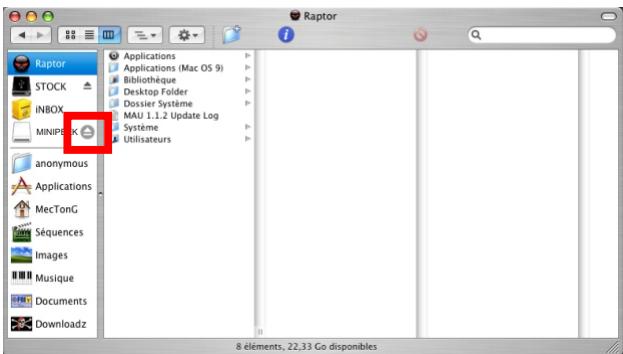 PEEKTON MINIPEEK 288 - Sous Mac OS X (suite) - 1