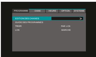 PEEKTON PEEKBOX 264 HD PRO - Configuration des paramètres TNT - 1
