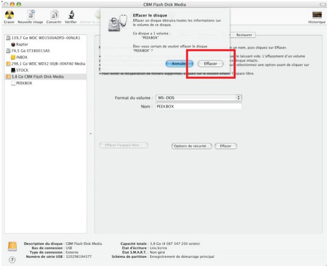PEEKTON PEEKBOX 40 - Sous Mac OS X (suite) - 1