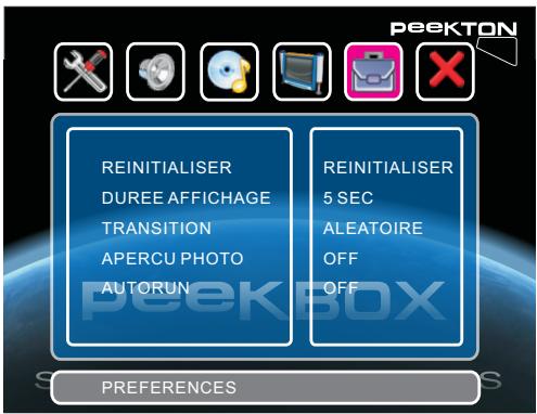 PEEKTON PEEKBOX 40 - PAGE PREFERENCES - 1