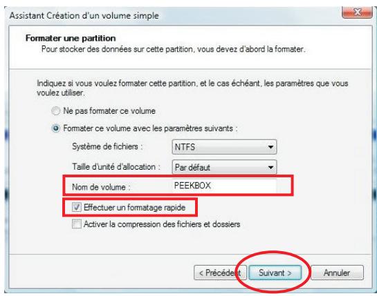 PEEKTON PEEKBOX 40 - Sous Windows XP, 2000, VISTA (suite) - 2