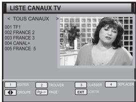 PEEKTON PK 1211 TNT - LISTE CANAUX TV - 3