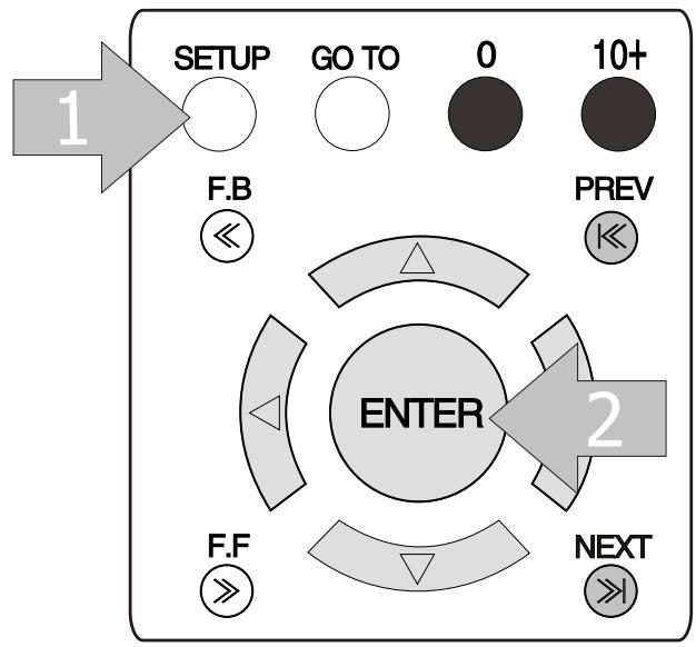 PEEKTON PK 6004 - Configuration des menus - 1