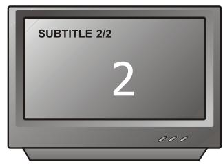 PEEKTON PK 6004 - Fonction sous-titres (AUDIO) - 3
