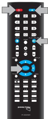 PEEKTON PK 6024 - Lecture d'un DVD - 28