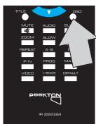 PEEKTON PK 6024 - Affichage des informations sur l'écran (OSD) - 1