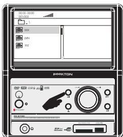 PEEKTON PK 8700 - Lecture d'un CD / DVD - 5