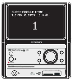 PEEKTON PK 8700 - Affichage des informations (OSD) - 1