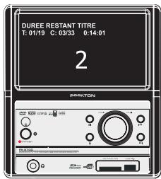 PEEKTON PK 8700 - Affichage des informations (OSD) - 2