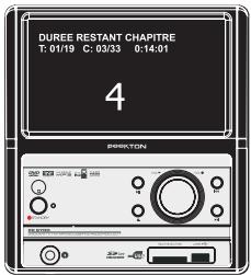 PEEKTON PK 8700 - Affichage des informations (OSD) - 4