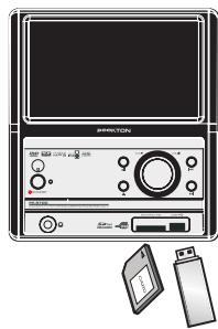 PEEKTON PK 8700 - Lecture d'une carte SD ou d'une clé USB - 2