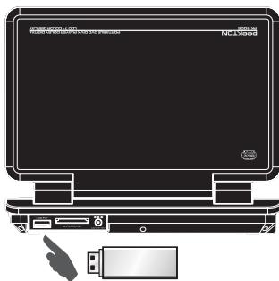 PEEKTON PK 9005 - Lecture d'une Clé USB / Carte SD, MMC, MS - 6