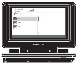 PEEKTON PK 9005 - Lecture d'une Clé USB / Carte SD, MMC, MS - 8