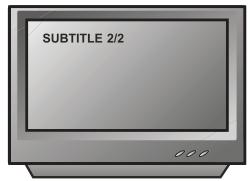 PEEKTON PK 9005 - Fonction SOUS-TITRES - 3