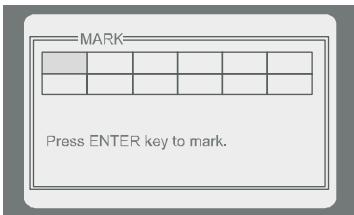 PEEKTON PK 9005 - Fonction MARK - 1