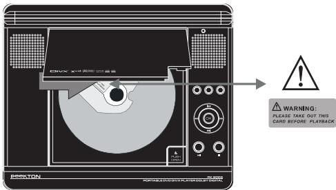 PEEKTON PK 9005 - Lecture d'un DVD - 4