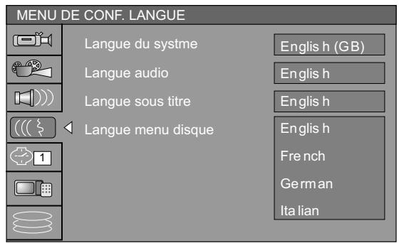 PEEKTON PK 9910 - Langue menu disque - 1