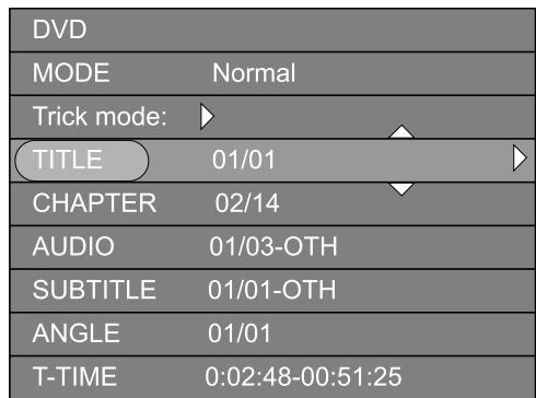 PEEKTON PK 9910 - Sélection du chapitre - 1