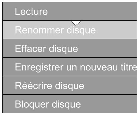 PEEKTON PK 9910 - Renommer le disque - 1