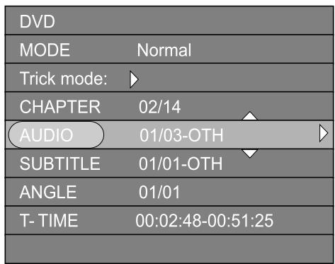 PEEKTON PK 9910 - Sélection de la fonction audio - 1