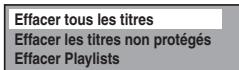 FUNAI TD6D-D4413DB - Suppression de Tous les Titres du Disque Dur - 2