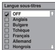 FUNAI TD6D-D4413DB - Langue sous-titres (Par défaut: OFF) (DVD uniquement) - 1