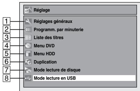 FUNAI TD6D-D4413DB - Menu principal - 1