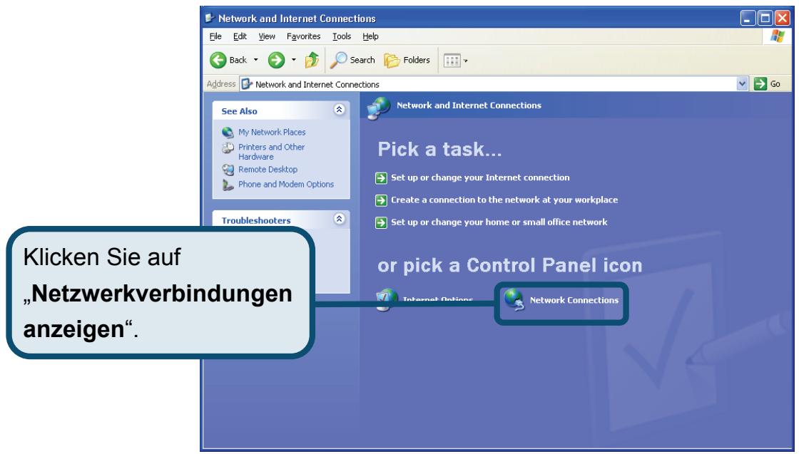 D-LINK DSL-320T - IP-Einstellungen unter Windows XP konfigurieren - 3