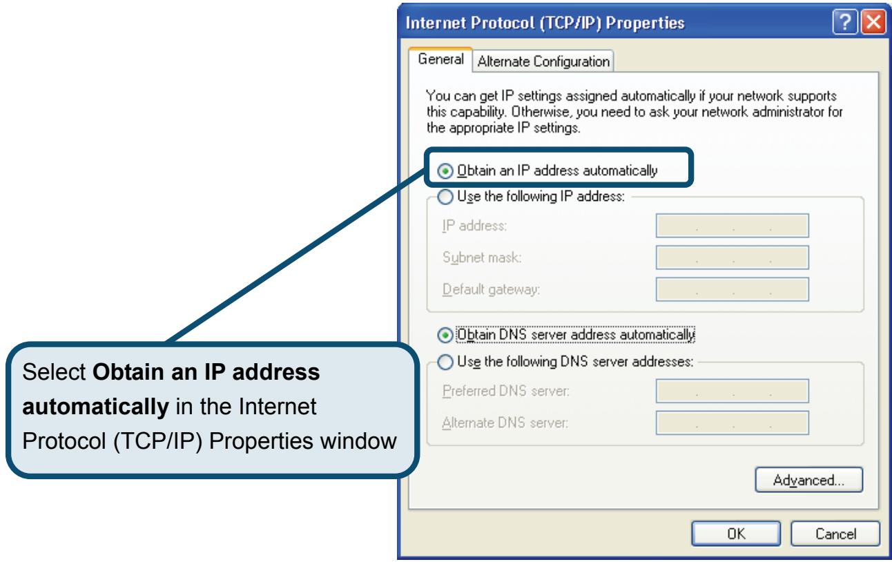 D-LINK DSL-320T - Configuring IP Settings in Windows XP - 6