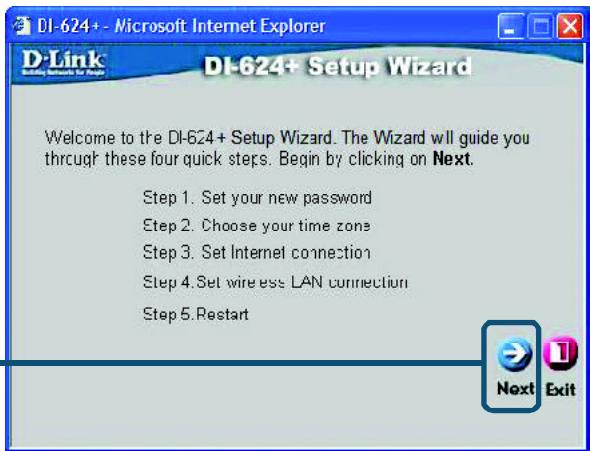 D-LINK AIRPLUS XTREME G DI-624 PLUS - Utilisation du wizard d'installation - 2