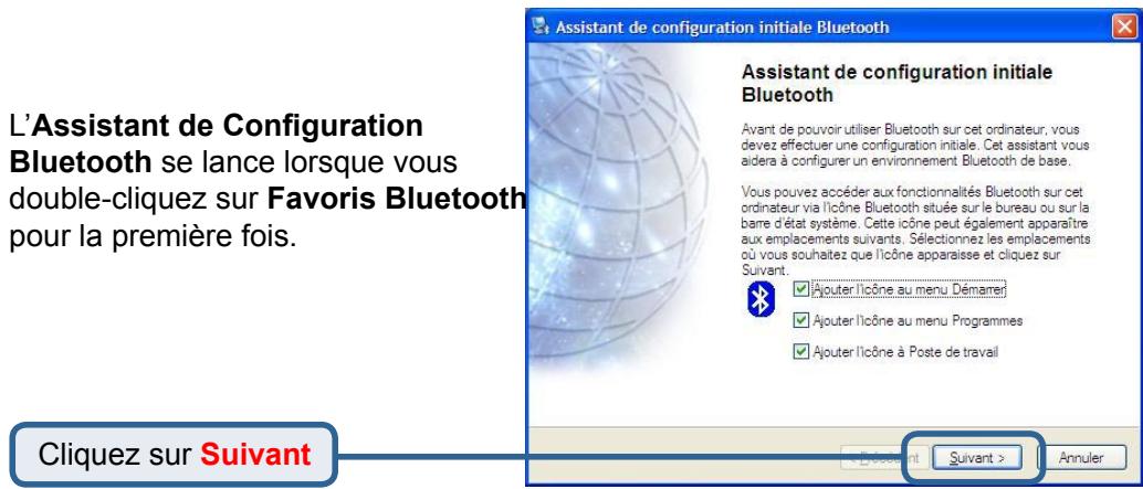 D-LINK DBT-122 - Utilisation de l'assistant de configuration Bluetooth - 2