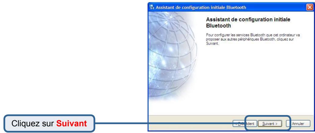 D-LINK DBT-122 - Utilisation de l'assistant de configuration Bluetooth - 4