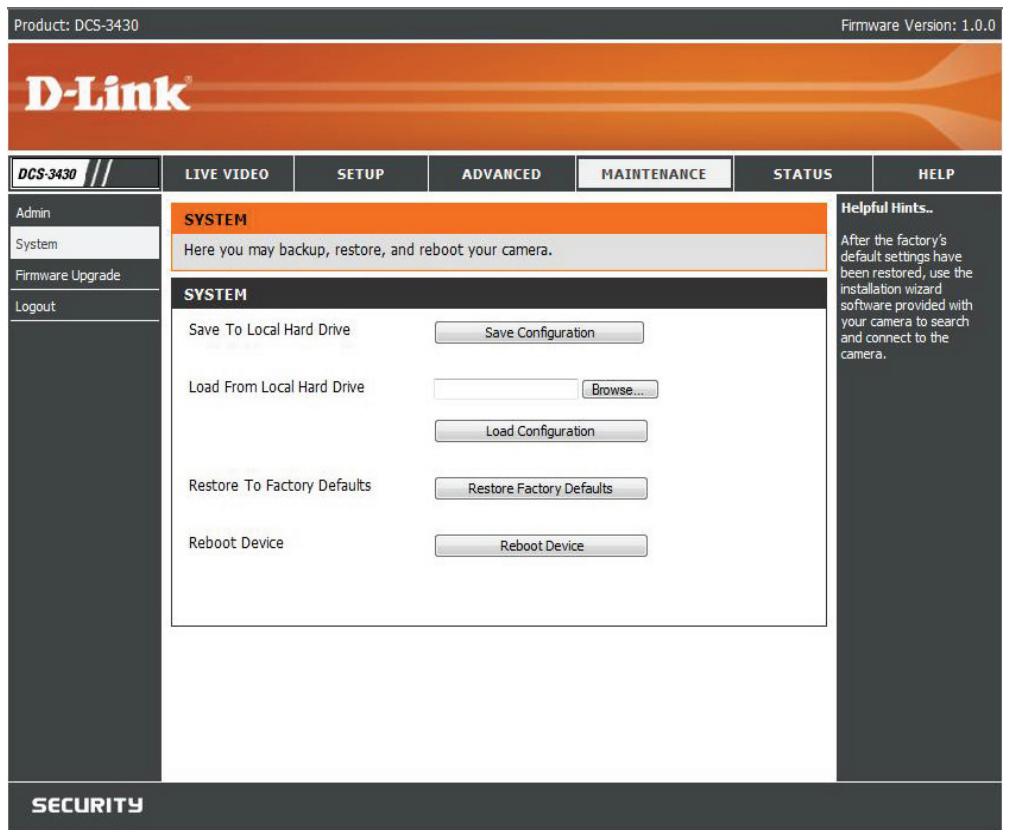 D-LINK DCS-3430 - System - 1