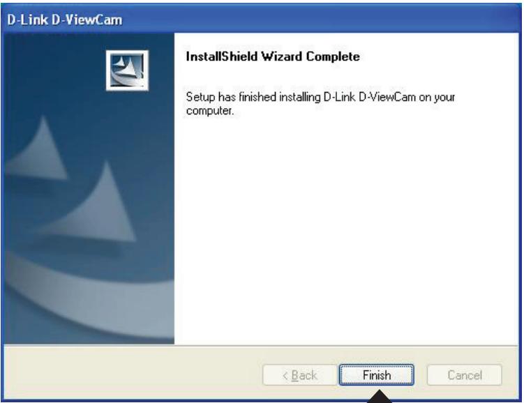 D-LINK DCS-3430 - Click Finish - 1