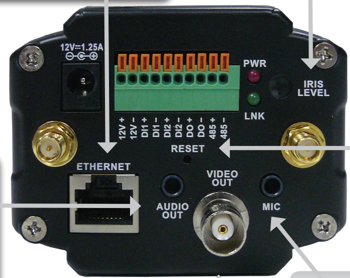 D-LINK DCS-3430 - Audio Out Connector - 1